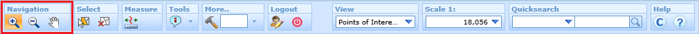 Navigation tools in the WebOffice html client