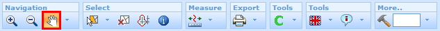 Pan tool in the WebOffice html client