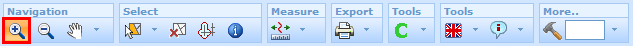 Zoom In tool in the WebOffice html client