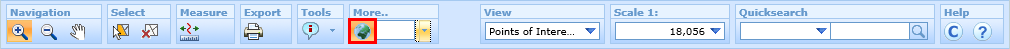 Zoom to Full Extent tool in the WebOffice html client