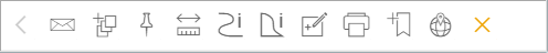 Clear selection/markup in the WebOffice mobile client - tablet mode