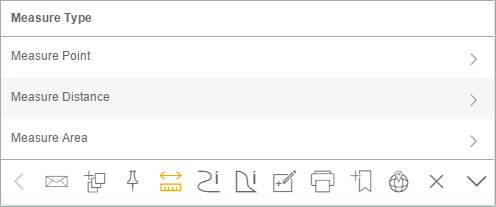 Measure in the WebOffice mobile client - tablet mode