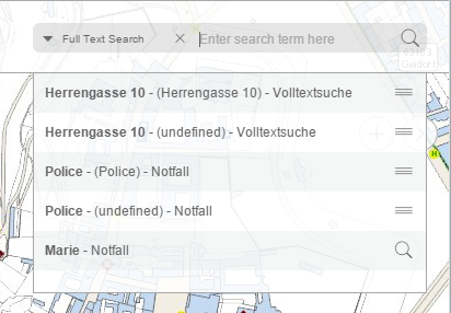 Query history in the WebOffice mobile client - tablet mode