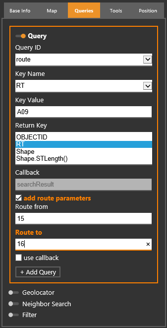 WebOffice map widget Testcontainer - layer query for route segments WebOffice map widget Testcontainer - layer query for route segments