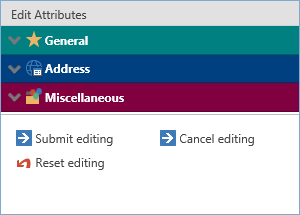 Group of edit fields - collapsed Group of edit fields - collapsed