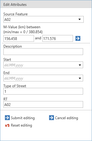 Edit attributes