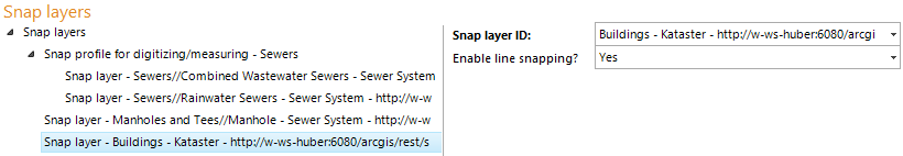 Snap layer configuration Snap layer configuration