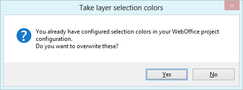 Keep or overwrite configured selection symbologies Keep or overwrite configured selection symbologies