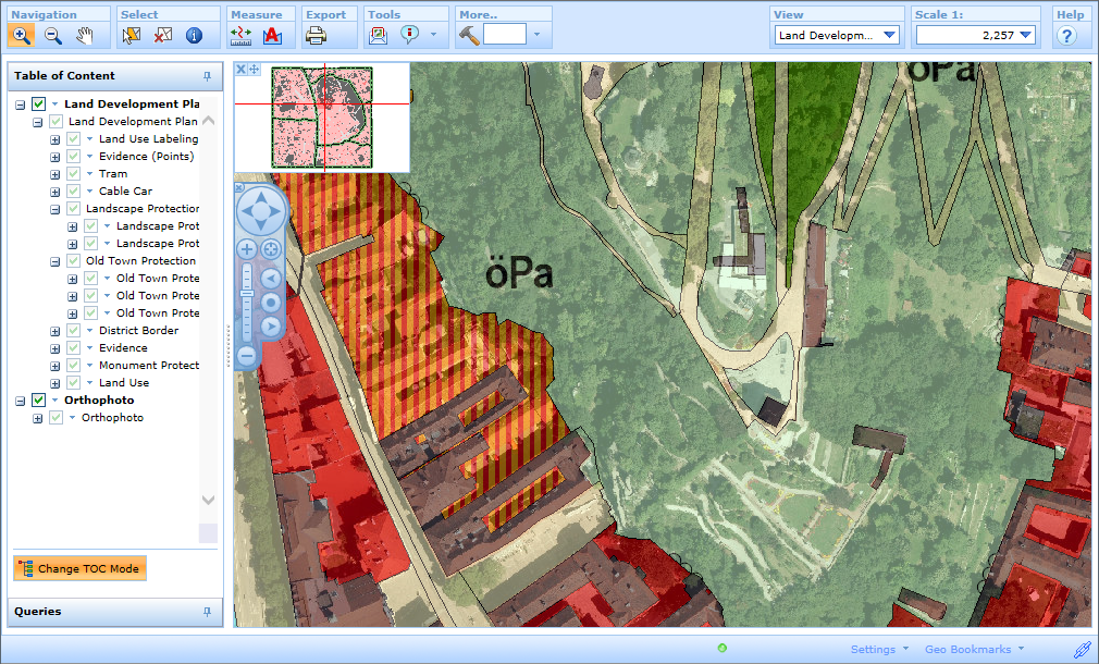 Multiple maps displayed on WebOffice 10.9 R5 client side at same point of time - blended caches zoning and orthofoto Multiple maps displayed on WebOffice 10.9 R5 client side at same point of time - blended caches zoning and orthofoto