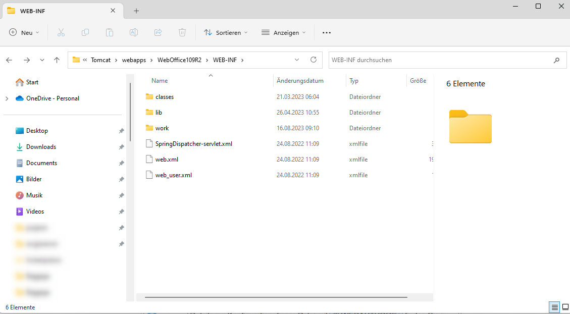 WebOffice 10.9 R5 web application WEB-INF directory WebOffice 10.9 R5 web application WEB-INF directory