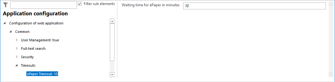ePaper timeout configuration ePaper timeout configuration