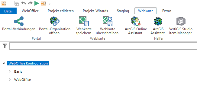 Calling the VertiGIS Studio item manager in WebOffice author Calling the VertiGIS Studio item manager in WebOffice author