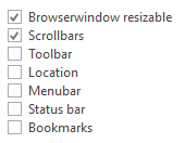 Window options