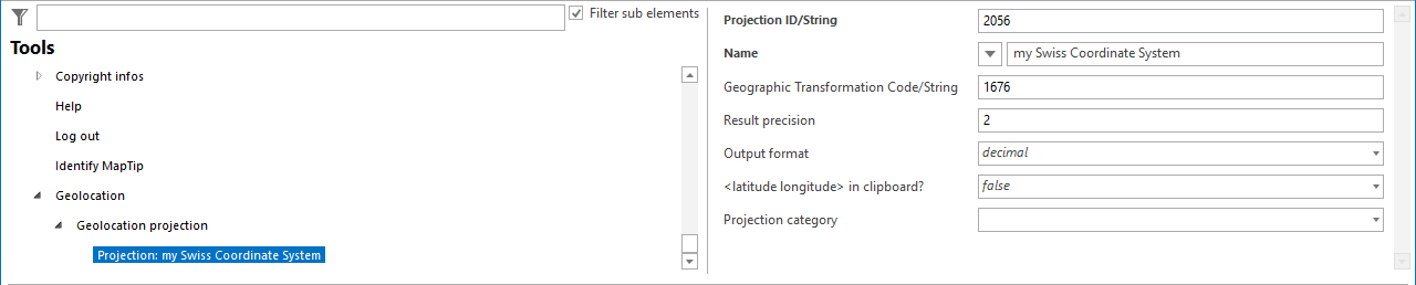Coordinate display for geolocation in the WebOffice flex Client Coordinate display for geolocation in the WebOffice flex Client