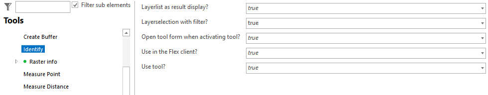 Identify tool configuration Identify tool configuration