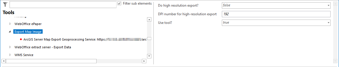 Map copy tool configuration