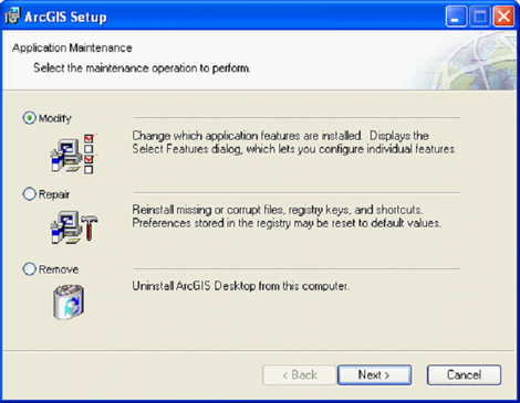 Modify ArcGIS Setup for Adding .NET Support Modify ArcGIS Setup for Adding .NET Support