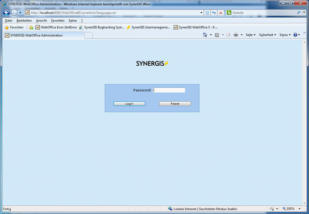 WebOffice 10 R3 administration pages login WebOffice 10 R3 administration pages login