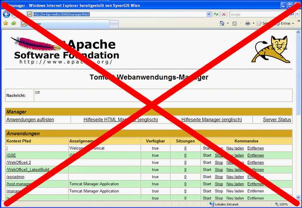 Do NOT use Tomcat Reload web application function Do NOT use Tomcat Reload web application function