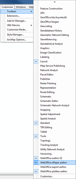 Activating WebOffice ePaper author toolbar