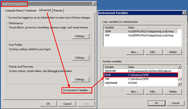 Local Temp directory setting