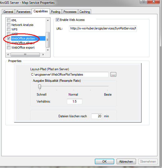 WebOffice plotten capability