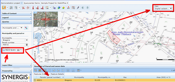 Search result display switches to configured map view - WebOffice 10 R3 client Search result display switches to configured map view - WebOffice 10 R3 client
