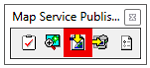 Save Map Service Definition button of the Map Service Publishing toolbar