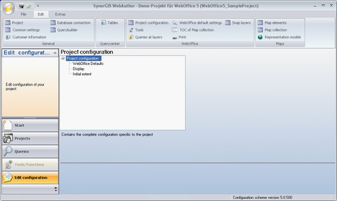 Project configuration