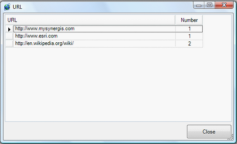 URL function dialog - Staging support