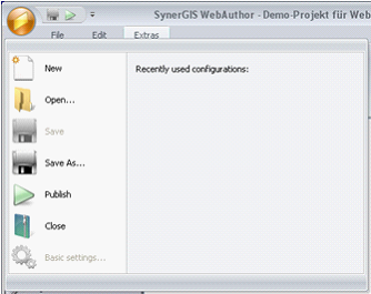 WebOffice author Window title bar pull down menu WebOffice author Window title bar pull down menu