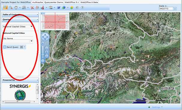 Compact layout for Queries