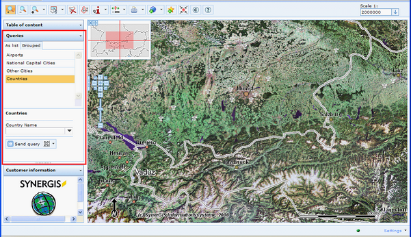 List layout for Queries