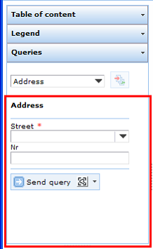 Query search fields - e.g. hierarchical address search