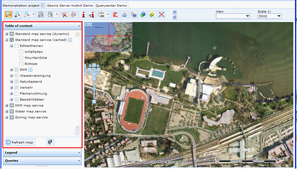 Table of content in WebOffice 10 R3 client