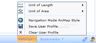 WebOffice 10 R3 Standard client Settings menu WebOffice 10 R3 Standard client Settings menu