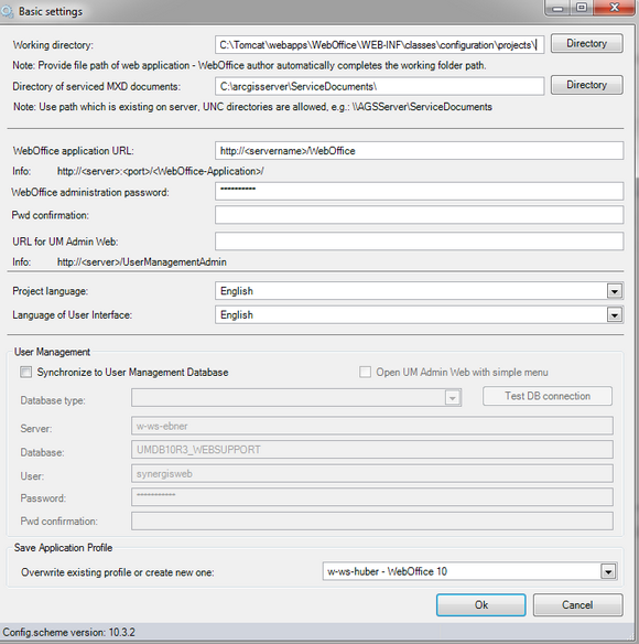 Configuring the Basic settings Configuring the Basic settings