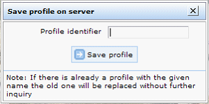 WebOffice 10 R3 client - Save profile on server WebOffice 10 R3 client - Save profile on server
