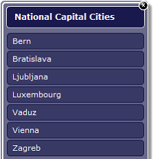 Value List in WebOffice 10 R3 flex client