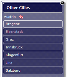 Hierarchical search with value list in 2nd level