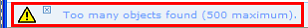 Too many objects found notification of WebOffice 10 R3 client