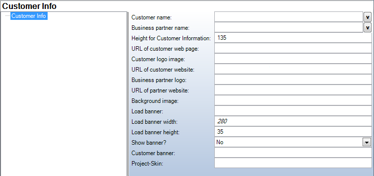 Customer Information - General category