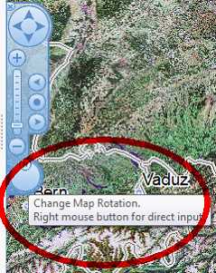 Rotation control - right mouse button for entering rotation value