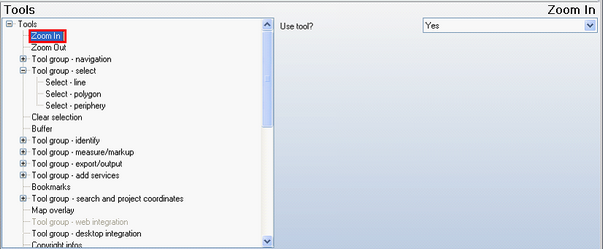 Zoom In tool - WebOffice category