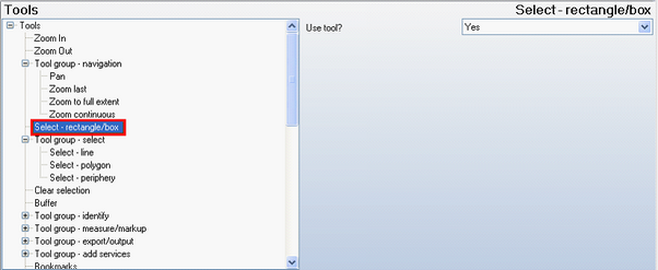 Select rectangle/box tool - WebOffice category