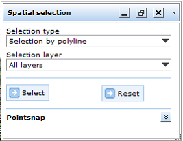 Select line tool form
