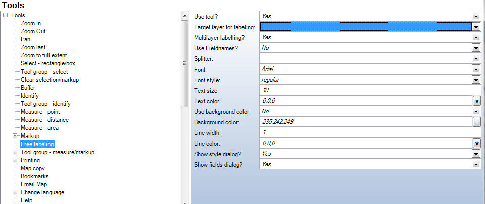 Free labeling - WebOffice category