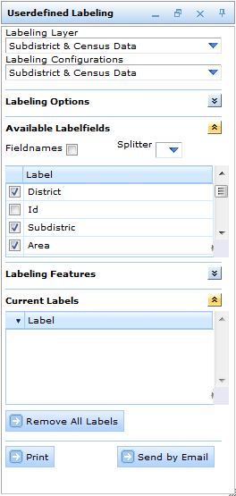 Tool form 'Free Labeling' in WebOffice 10 R3 HTML client