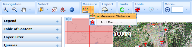 Measure distance tool in WebOffice 10 R3 client Measure distance tool in WebOffice 10 R3 client