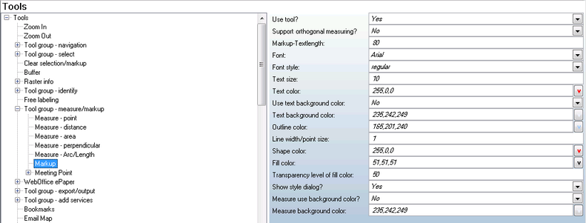 Markup tool - WebOffice category